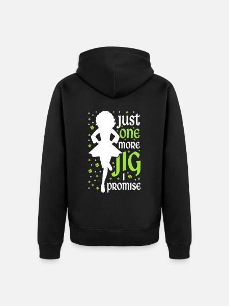 Irish Dance Irish Dancing - Unisex Premium Organic Zip Hoodie - black