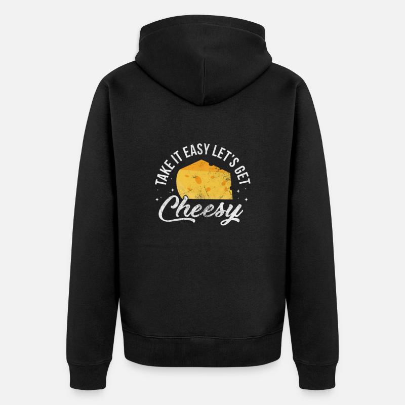 Fromage - Veste à capuche bio Premium Unisexe - noir