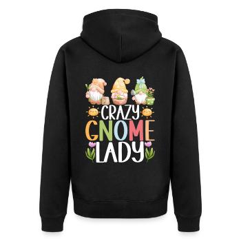 Nains de jardin Jardinage - Veste à capuche bio Premium Unisexe - noir - Dos - Nico (187cm)