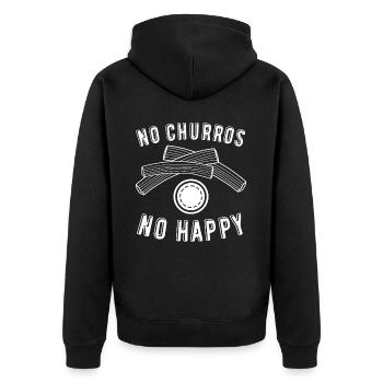 Churros Churrería - Veste à capuche bio Premium Unisexe - noir - Dos - Nico (187cm)