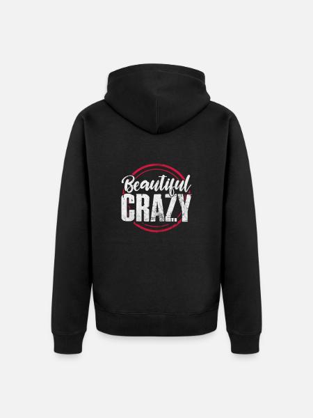 Country - Unisex Premium Organic Zip Hoodie - black