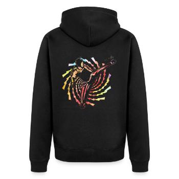 Taekwondo - Veste à capuche bio Premium Unisexe - noir - Dos - Nico (187cm)