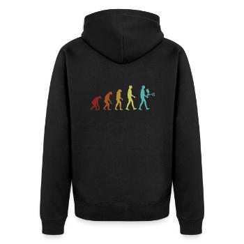 Evolution Automobile Véhicule Voiture Spray Peinture De Voiture - Veste à capuche bio Premium Unisexe - noir - Dos - Nico (187cm)