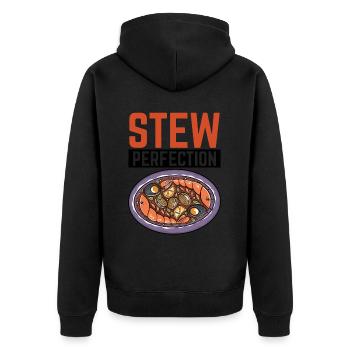 Cioppino Lover Foodie Nourriture Mer Américaine - Veste à capuche bio Premium Unisexe - noir - Dos - Nico (187cm)