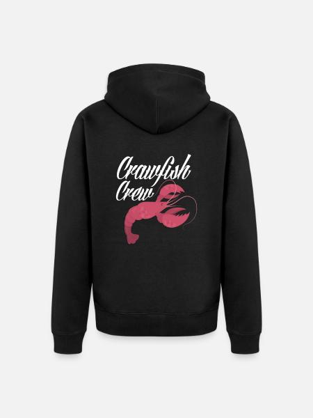 Crawfish - Unisex Premium Organic Zip Hoodie - black