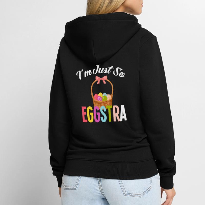 Sweet Easter Easter Eggs Search Gift Unisex Premium Organic Zip Hoodie