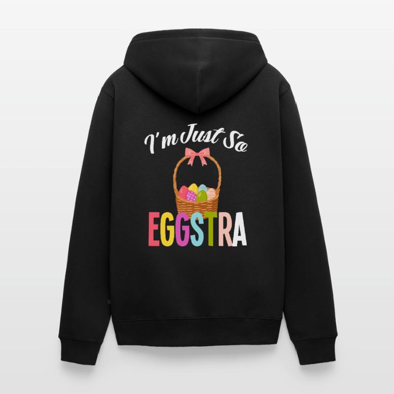 Sweet Easter Easter Eggs Search Gift Unisex Premium Organic Zip Hoodie