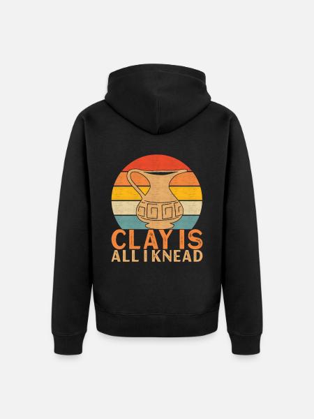 Töpfern Töpfer - Unisex Premium Bio Zip Hoodie - Schwarz