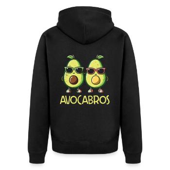Avocat - Veste à capuche bio Premium Unisexe - noir - Dos - Nico (187cm)