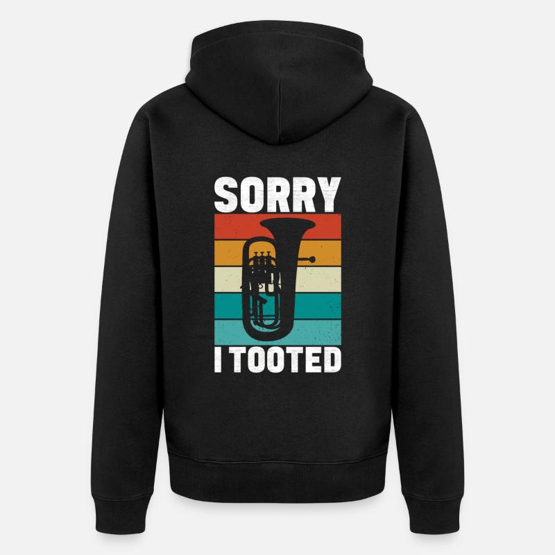 Euphonium Euphonium Player - Unisex Premium Organic Zip Hoodie - black