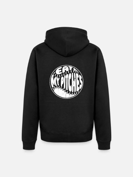 Baseball Funny - Unisex Premium Organic Zip Hoodie - black
