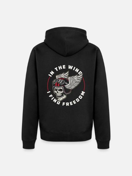 Motorcykel Biker Motorcykel - Ekologisk premiumluvjack unisex - svart