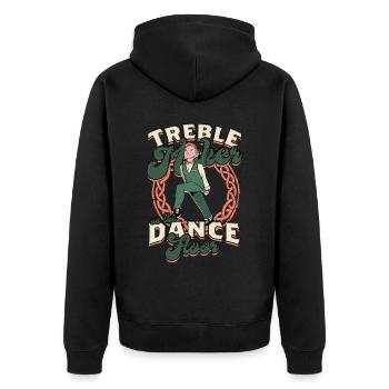Danse irlandaise Danse irlandaise Feis - Veste à capuche bio Premium Unisexe - noir - Dos - Nico (187cm)