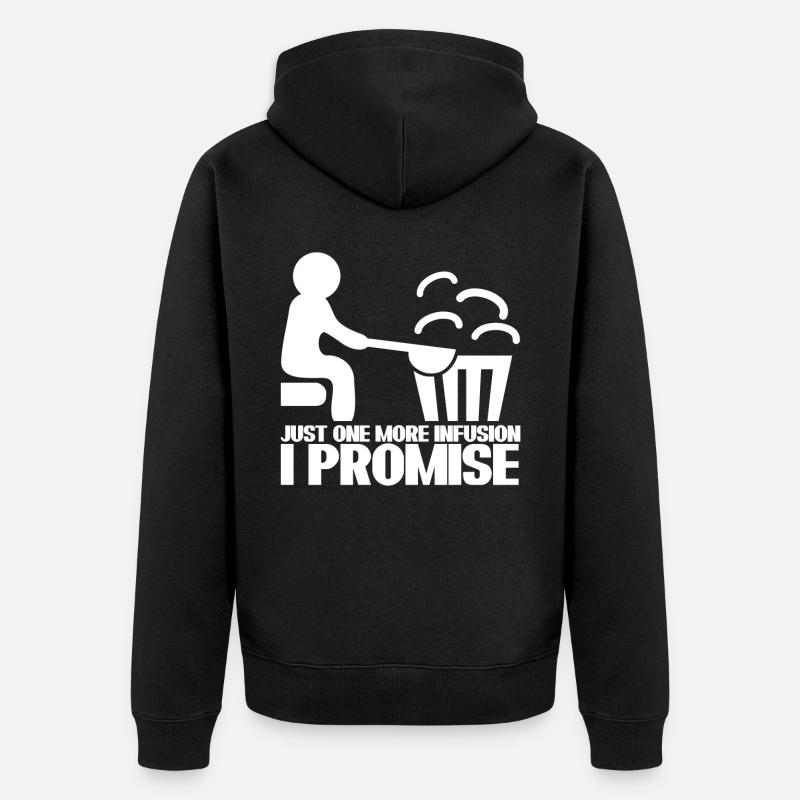 Bien-être Sauna Saunas - Veste à capuche bio Premium Unisexe - noir