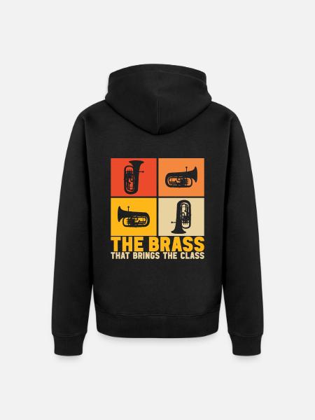Euphonium Euphonium Player - Unisex Premium Organic Zip Hoodie - black