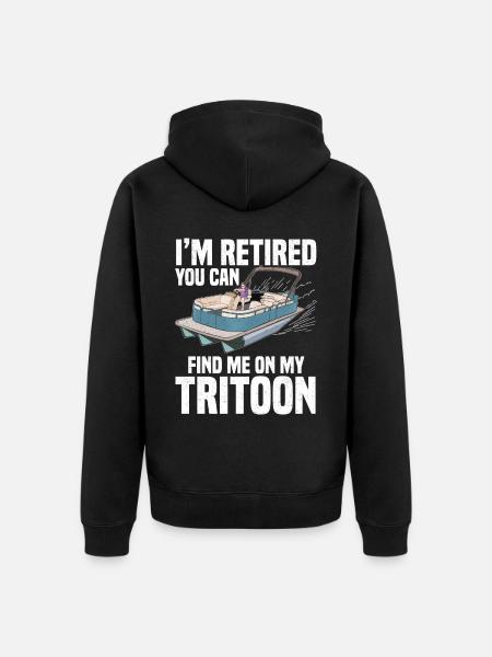Capitaine Tritoon - Veste à capuche bio Premium Unisexe - noir