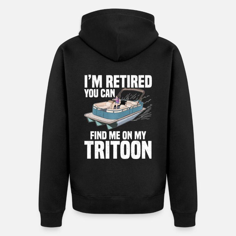 Capitaine Tritoon - Veste à capuche bio Premium Unisexe - noir