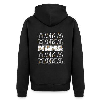 Gänseblume Mama Daisy Mom - Veste à capuche bio Premium Unisexe - noir - Dos - Nico (187cm)