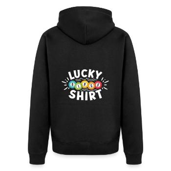 Joueur de bingo Gagnant de la loterie Bingo - Veste à capuche bio Premium Unisexe - noir - Dos - Nico (187cm)