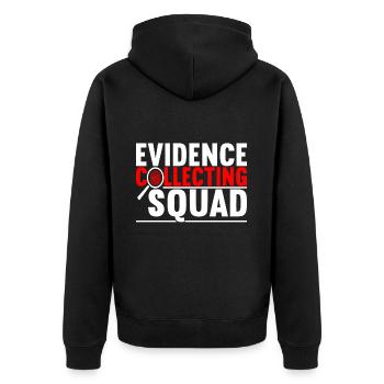 Forensics Forensic Scientist - Unisex Premium Organic Zip Hoodie - black - Back - Nico (187cm)