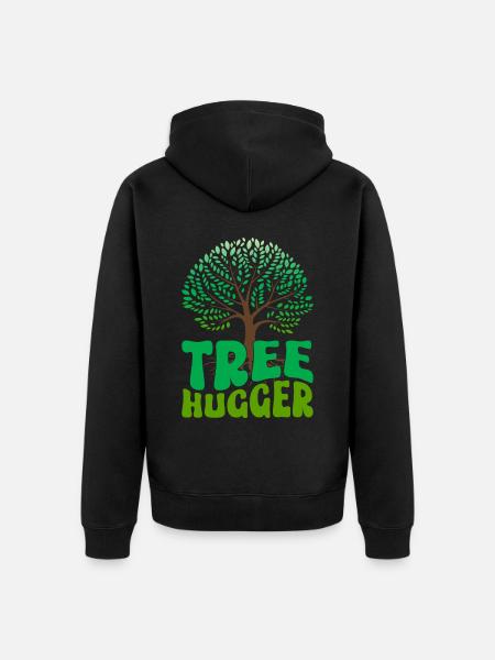 Environmentalists, nature lovers - Unisex Premium Organic Zip Hoodie - black
