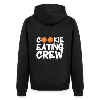Cuisson Jeu de mots Cuire Cuisinier Chef Boulanger - Veste à capuche bio Premium Unisexe - noir - Dos - Nico (187cm)