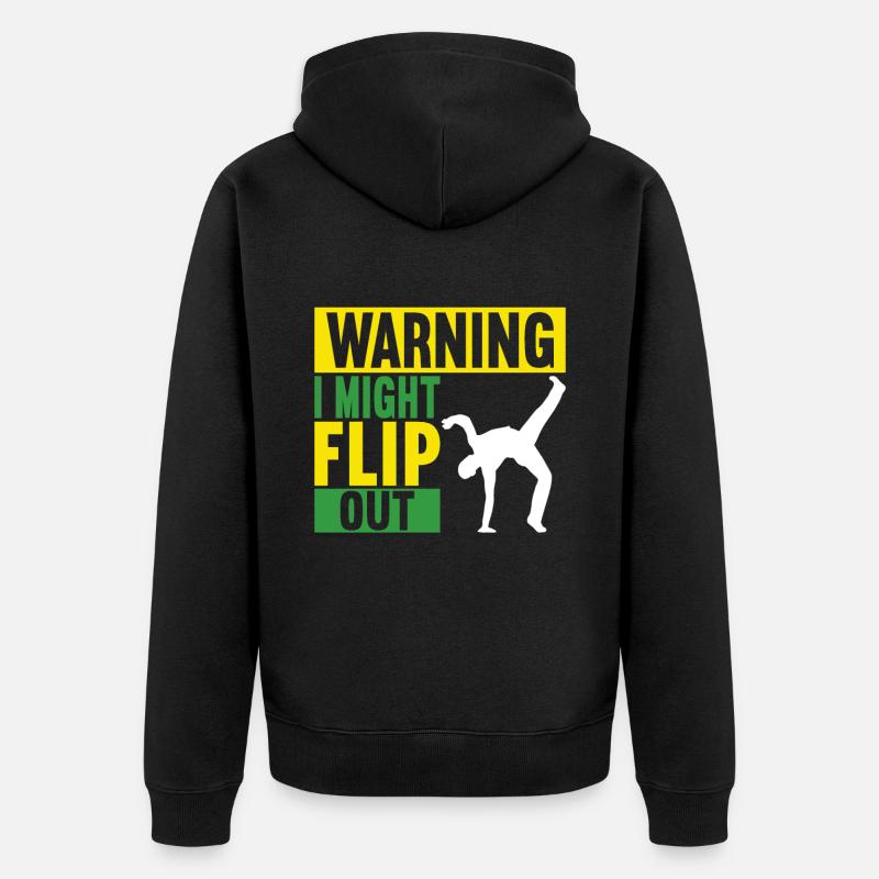 Capoeira Capoeirista - Veste à capuche bio Premium Unisexe - noir