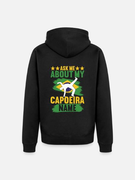 Capoeira Capoeirista - Unisex Premium Organic Zip Hoodie - black
