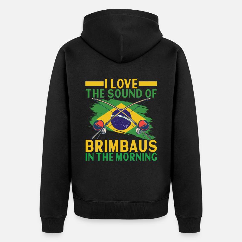 Capoeira Capoeirista - Veste à capuche bio Premium Unisexe - noir
