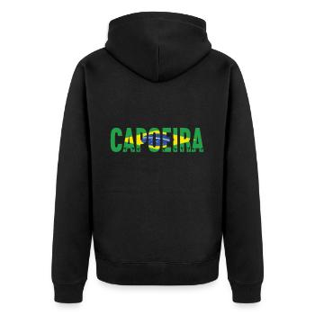 Capoeira Capoeirista - Veste à capuche bio Premium Unisexe - noir - Dos - Nico (187cm)