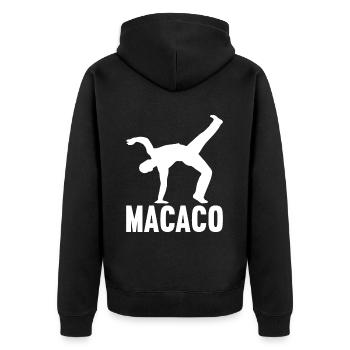 Capoeira Capoeirista - Veste à capuche bio Premium Unisexe - noir - Dos - Nico (187cm)