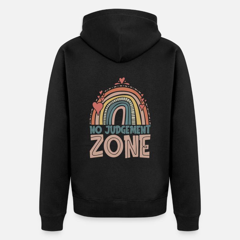 Mama Mutter - Unisex Premium Bio Zip Hoodie - Schwarz