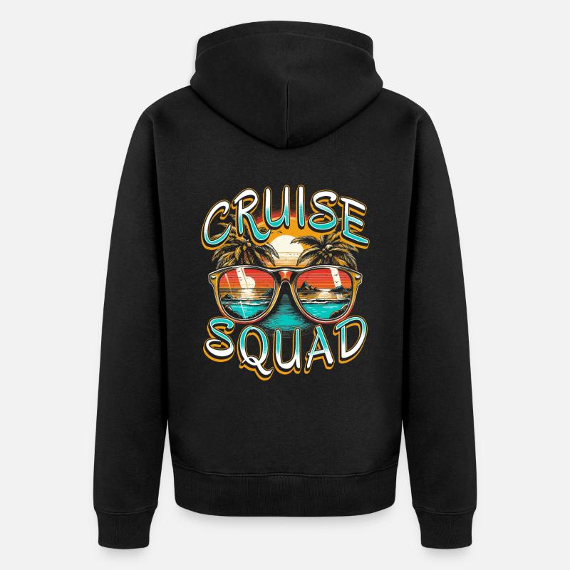 Escouade de croisière - Veste à capuche bio Premium Unisexe - noir