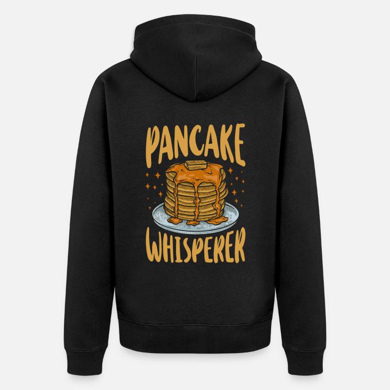 Pancake Lover Kids Pancake - Veste à capuche bio Premium Unisexe - noir