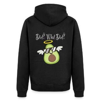 Régime alimentaire Quel régime Avocat Avocats Végétalien Végétalien Végétalien - Veste à capuche bio Premium Unisexe - noir - Dos - Nico (187cm)