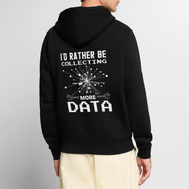 Machine Learning Algorithmen KI Datenanalyst Unisex Premium Bio Zip Hoodie