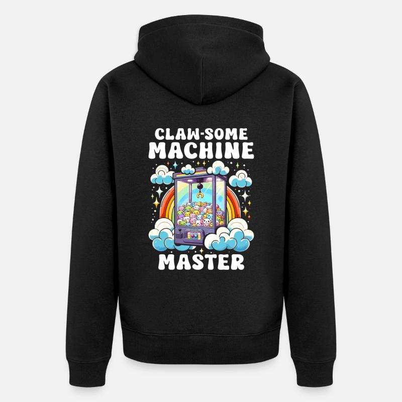 Greifautomat Claw-Some Machine Master - Unisex Premium Bio Zip Hoodie - Schwarz