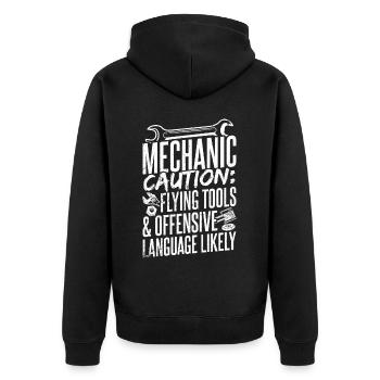 Mécanicien Tuning Tuner Car Lover Gift Aut - Veste à capuche bio Premium Unisexe - noir - Dos - Nico (187cm)
