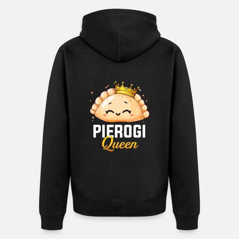 Pierogi princesse polonais Pierogi - Veste à capuche bio Premium Unisexe - noir