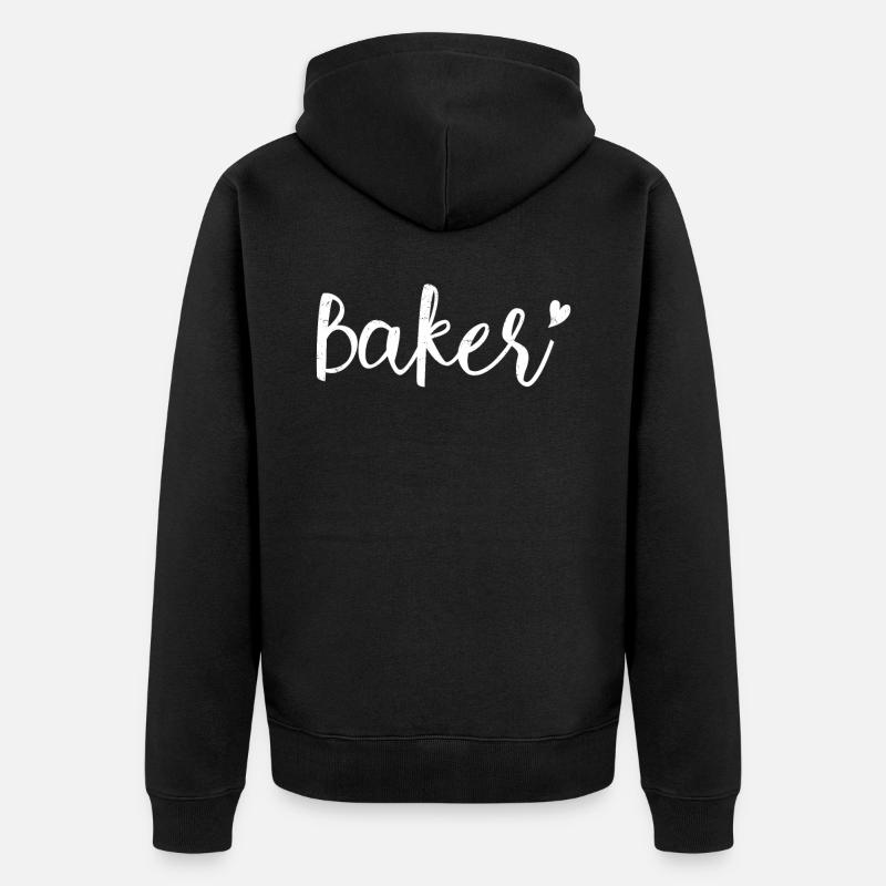 Boulanger - Veste à capuche bio Premium Unisexe - noir