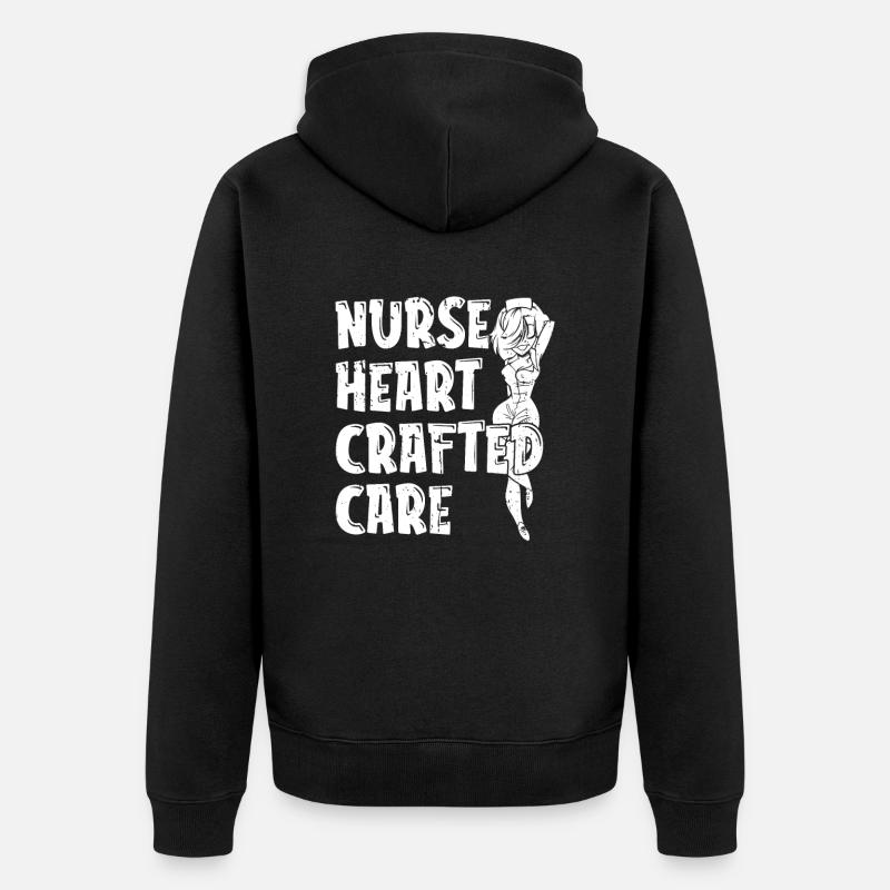 Infirmier - Veste à capuche bio Premium Unisexe - noir