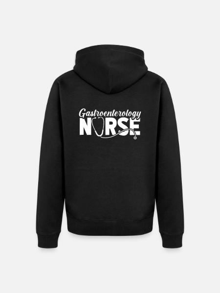 Krankenschwester Gastroenterology Nurse - Unisex Premium Organic Zip Hoodie - black