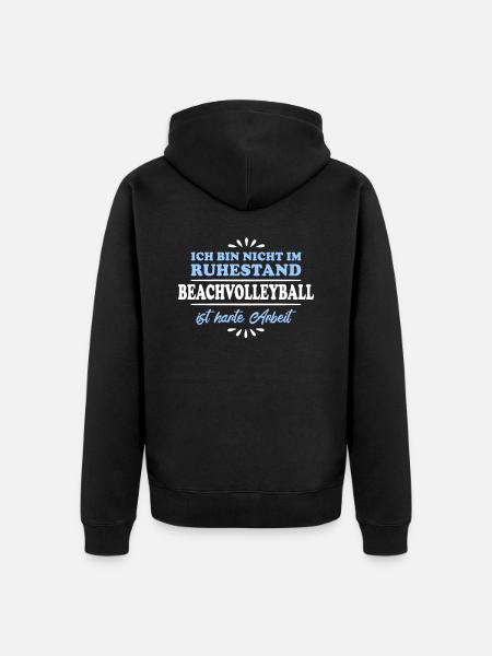 Ruhestand Rentner Pensioner Beachvolleyball - Ekologisk premiumluvjack unisex - svart