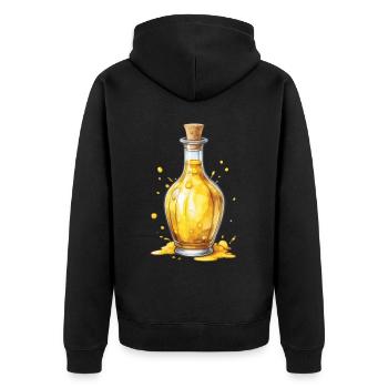 Potion magique : jeu esthétique et joueur emblématique - Veste à capuche bio Premium Unisexe - noir - Dos - Nico (187cm)