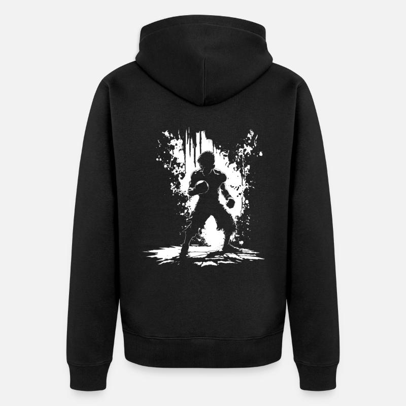 Boxe - Veste à capuche bio Premium Unisexe - noir