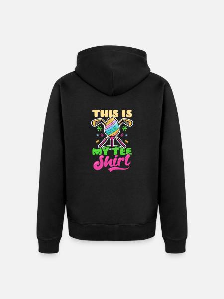 Golf Pâques C’est mon tee - Veste à capuche bio Premium Unisexe - noir