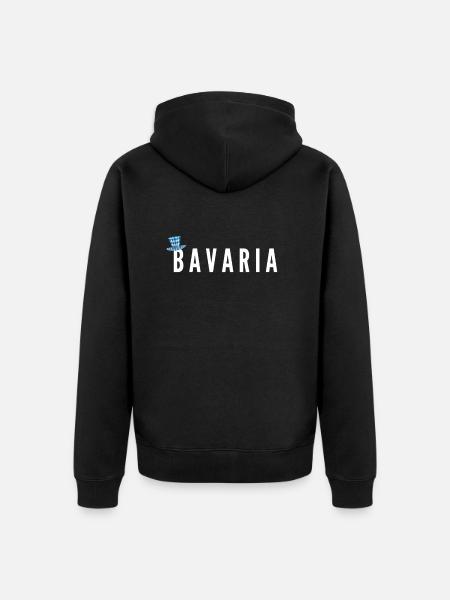 Bayern Bavaria - Unisex Premium Organic Zip Hoodie - black