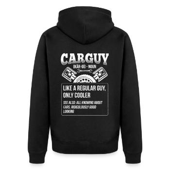 Tuner Voiture Passionné Réparation Outil Mécanicien - Veste à capuche bio Premium Unisexe - noir - Dos - Nico (187cm)
