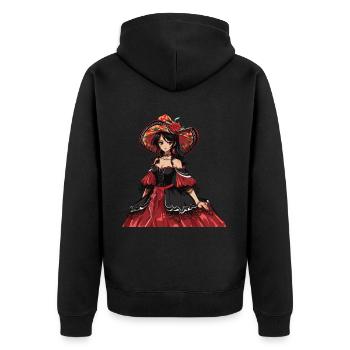 Mexikanische Fiesta Cinco De Mayo - Unisex Premium Bio Zip Hoodie - Schwarz - Hinten - Nico (187cm)