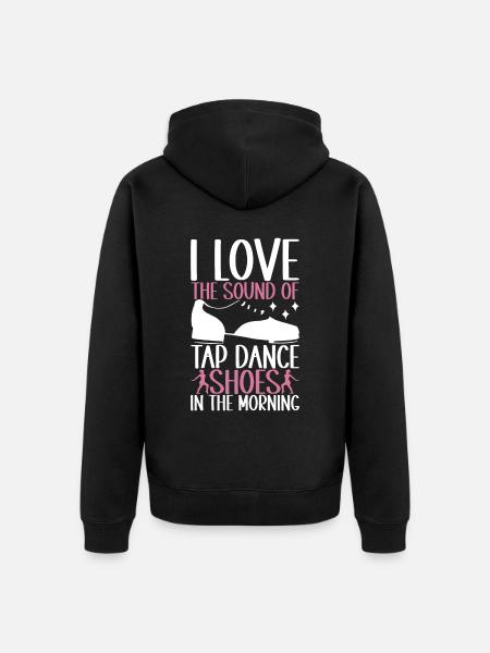 Stepptanz Stepptänzer - Unisex Premium Bio Zip Hoodie - Schwarz